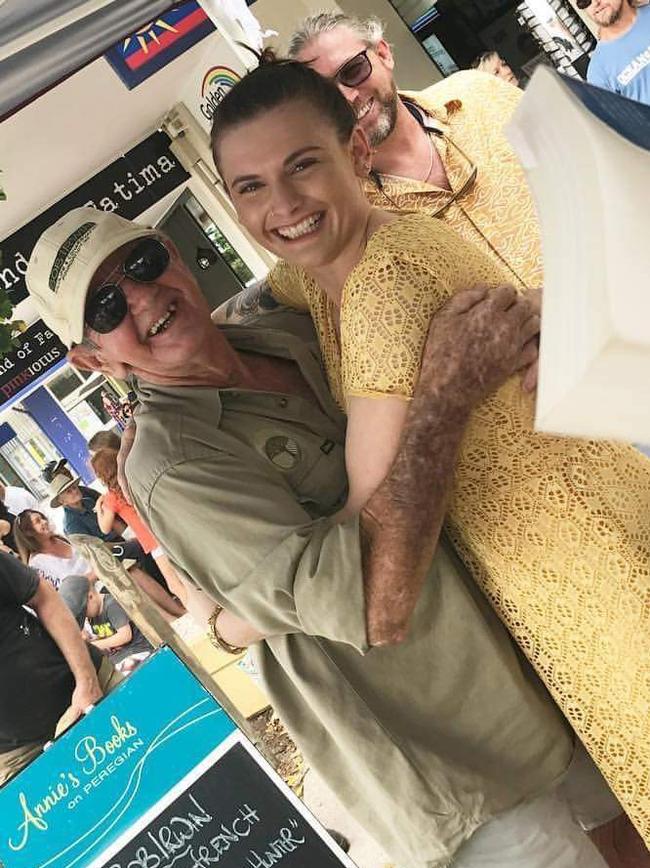 Bob Irwin with granddaughter, Bethany Wheeler