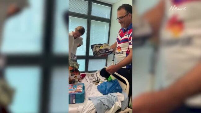 3yo boy in children's ward given gifts from Townsville community