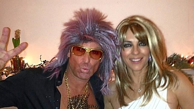 Shane Warne and Liz Hurley