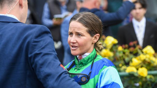 Peter Widdowson has pleaded guilty to unlawfully stalking Michelle Payne. Picture: Brett Holburt/Racing Photos via Getty Images