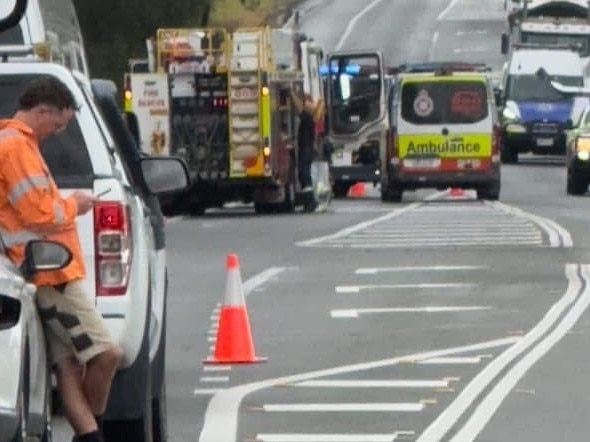 Authorities calling for public help in their investigations into a freak Bruce Highway incident at Glenwood in which a rock was thrown through a car window, leaving its driver fighting for life.