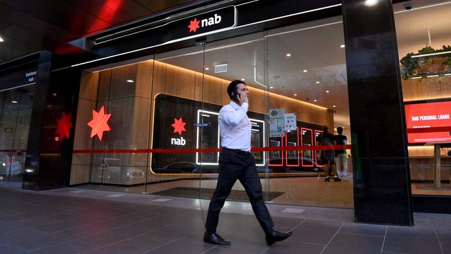 NAB has lifted its three, four and five-year rates by as much as 0.3 per cent. Picture: William West/AFP