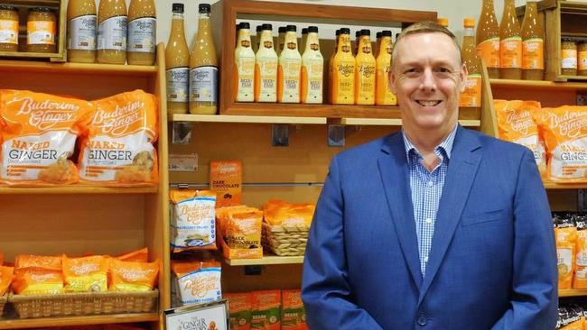 Chief executive of Buderim Foods, the owner of the Yandina Ginger Factory, Andrew Bond is excited for the company’s new era under ownership of the Himstedt family.