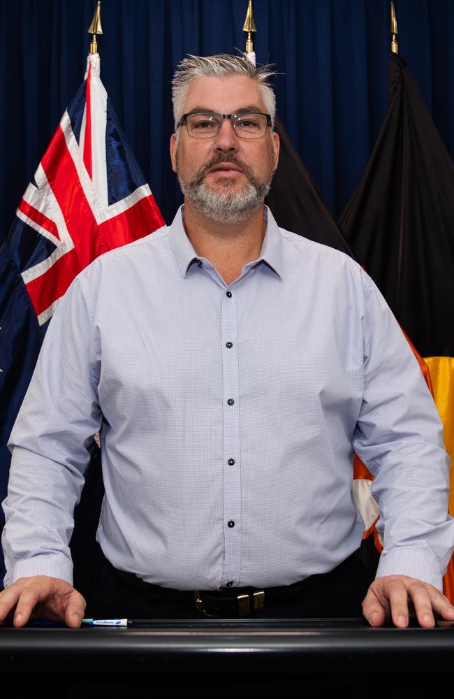 NT Police Association president Nathan Finn (NTPA) Picture: Pema Tamang Pakhrin