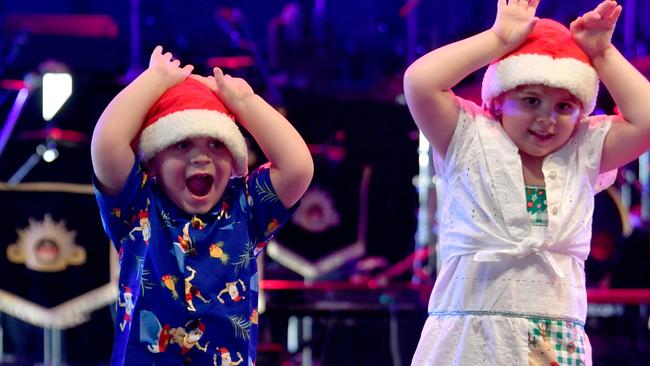 Carols by Candlelight at Riverway 2022. Performers from Townsville Academy of Performing Arts. Picture: Evan Morgan