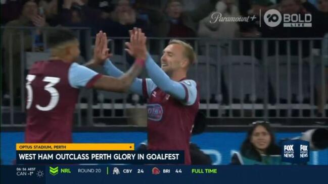 West Ham outclass Perth Glory in goalfest!