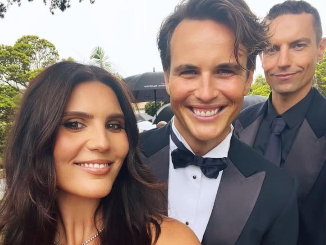 Lucy Nettlefold, Billy Mitchell and Michael Porter. Picture: Instagram