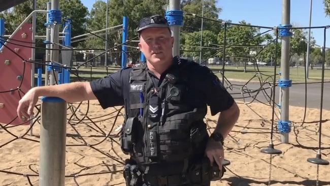 Bundaberg Police school based police officer Senior Constable Mick Gray.