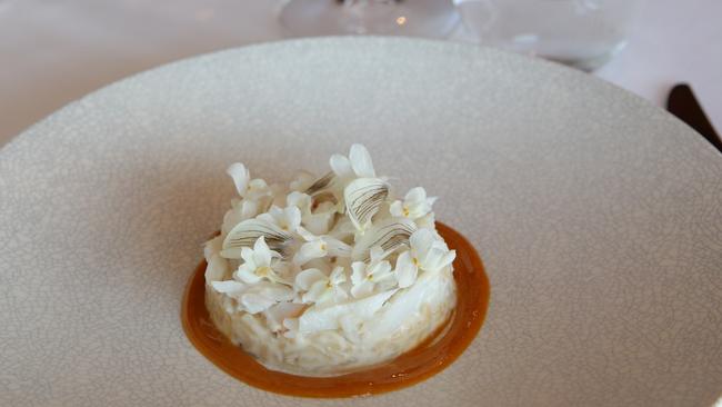 Paringa Estate’s spanner crab risotto. Pictures: Andrew Tauber