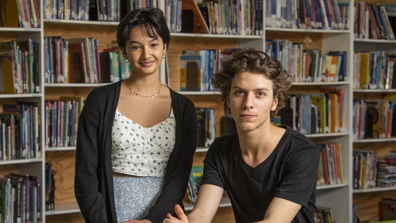 Toowoomba Anglican School students Maddie Saunders and Cameron McConville talk about their ATAR results. Saturday 19th Dec 2020