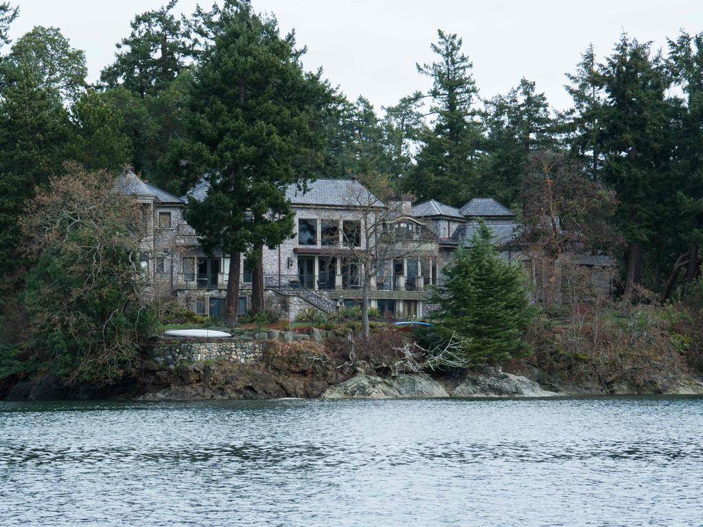 The residence of Prince Harry and and his wife Meghan in British Columbia, Canada. Picture: AFP