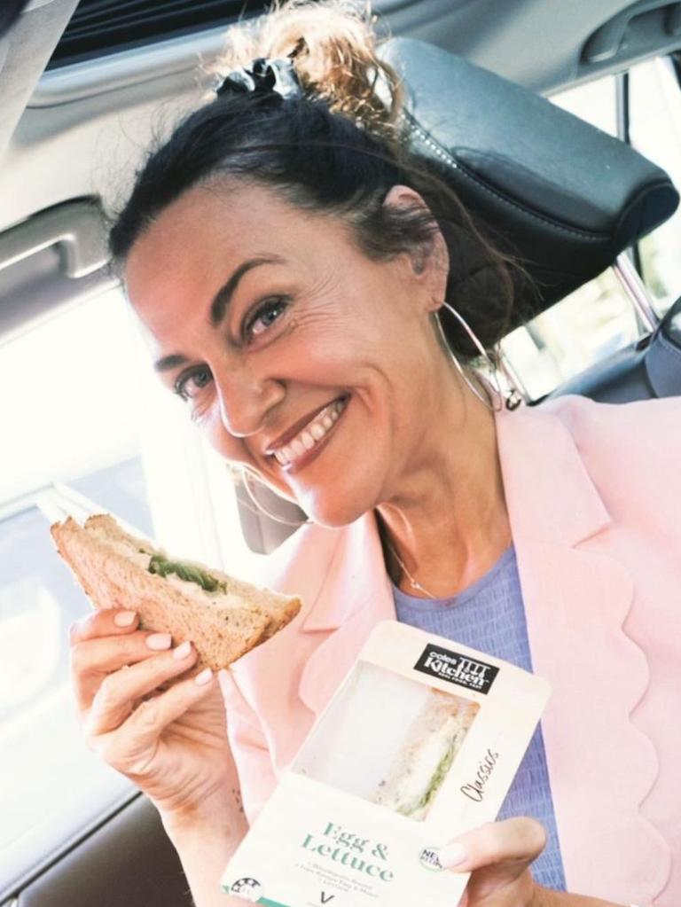 Chrissie Swan was surprised her innocent sandwich post divided the internet. Picture: Instagram/Chrissie Swan