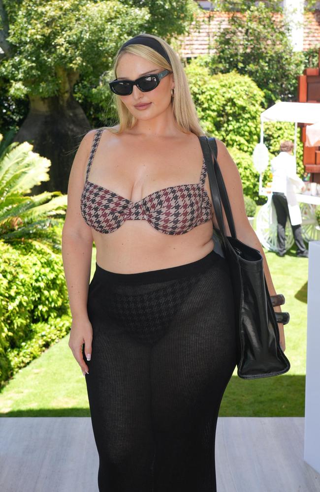 Riley paired her bikini with a long sheer skirt. Picture: Supplied