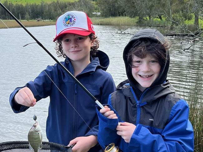 Copy photo released by the family of brothers Russell and Ben Smith, aged 9 and 11, that were discovered by their father, Nick Smith, at the family’s Faulconbridge property on Tuesday afternoon. After making the tragic discovery, Mr Smith called police, prompting a major investigation into the boys’ deaths. Their mother, 42-year-old Trish Smith, was at the property when emergency services arrived and was transported to Westmead Hospital under police guard in a stable condition with self-inflicted wounds. Pture: Supplied