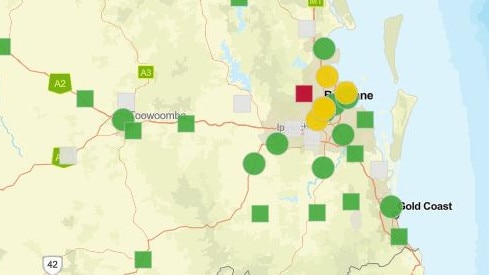 The air quality in an Australian capital city has plumetted to levels similar to India. Picture: QLD Government