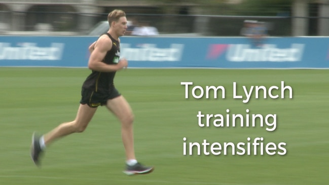 Tom Lynch leaping training