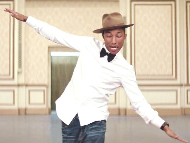 The cat in the hat Pharrell Williams should have won an Oscar for Happy. Picture: Sony / Supplied.