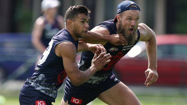 Max Gawn is the highest priced ruckman in 2017. Picture: Wayne Ludbey