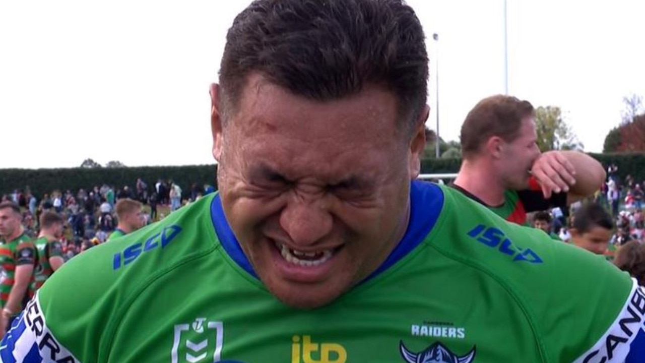 Canberra Raiders prop Josh Papalii.