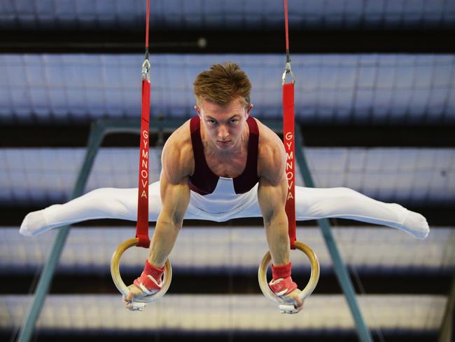 Manly Warringah Gymnastics Club athletes Jae Nagel 17, (pictured) and Desnee Richter 17, who are heading to the nationals starting this Sunday in Melbourne.