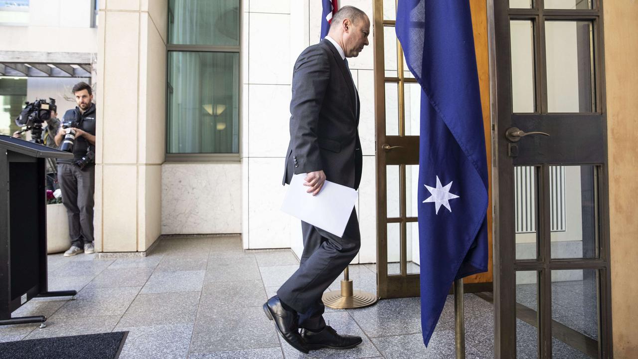 Treasurer Josh Frydenberg is preparing to deliver a dire confirmation of the sheer cost of the coronavirus crisis. Picture: NCA NewsWire / Gary Ramage