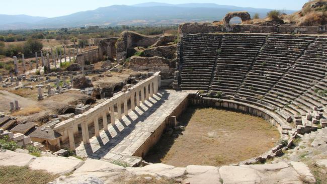 The Aphrodisias theatre, which once accommodated 7000 people.