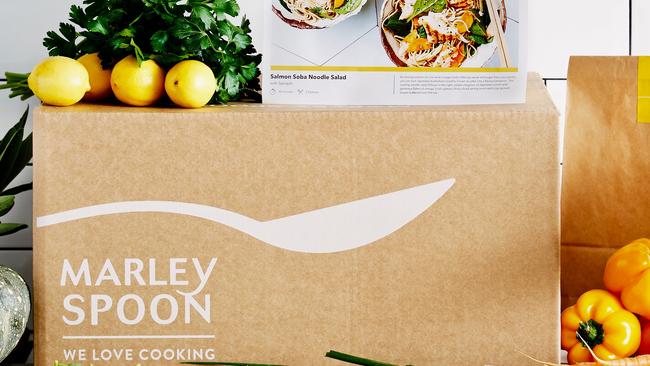 A Marley Spoon meal kit.