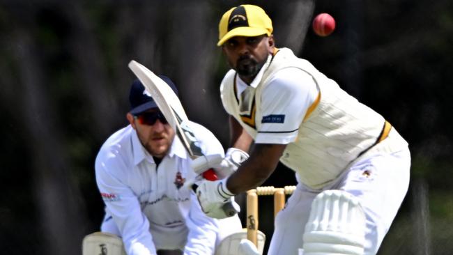 Sunbury United captain Upul Fernando. Picture: Andy Brownbill