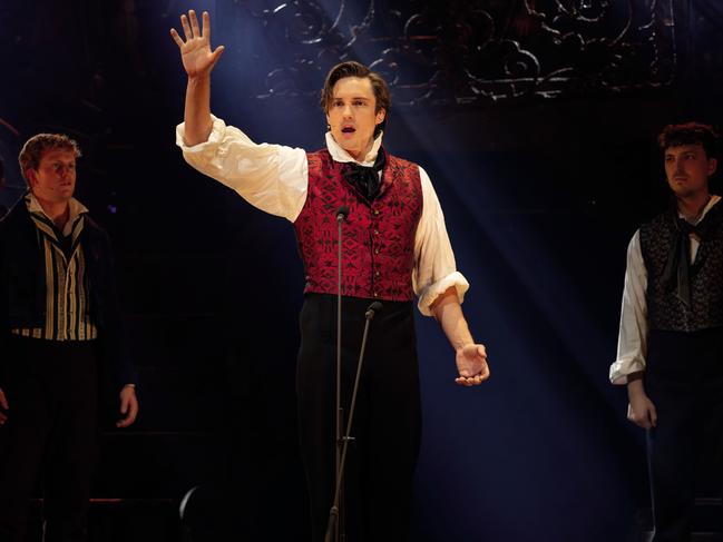 James D. Gish as Enjolras. Picture: Danny Kann