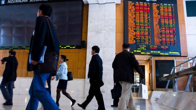 GDP data will be perused alongside other corporate updates. Picture: Ian Waldie/Bloomberg
