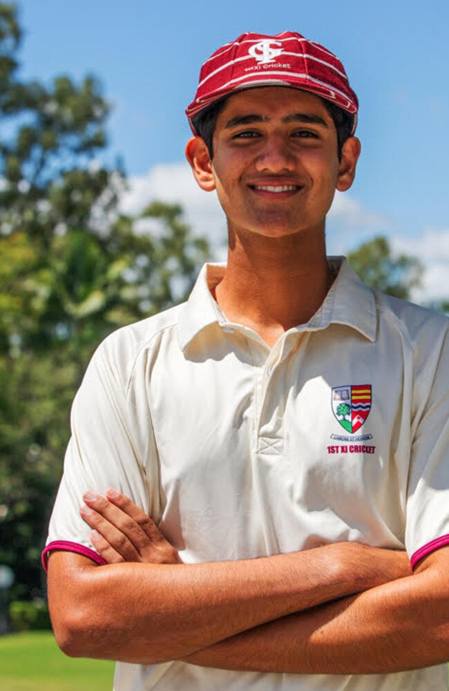 Ipswich Grammar School's Sohaan Sharma.