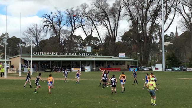 The Castlemaine ground where Martin played as a junior.