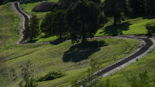 The winding 1001 Steps track will be open to walkers within weeks. Picture: Penny Stephens