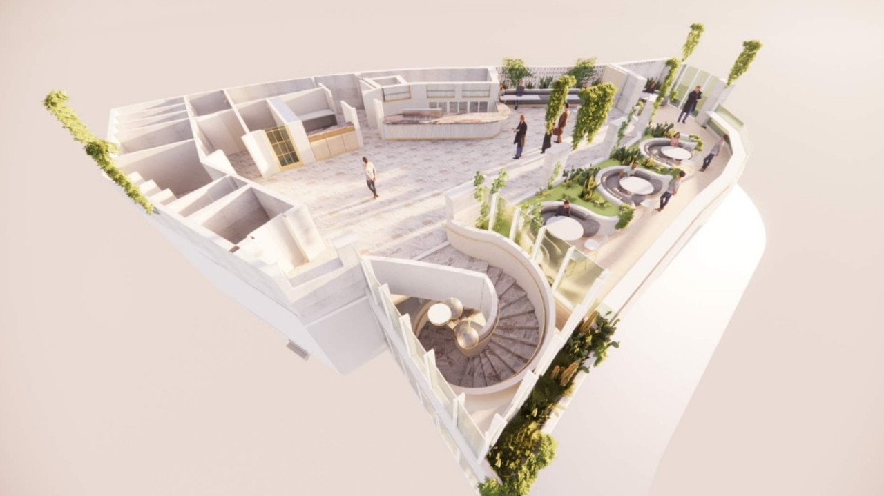 A render of the proposed rooftop extension for Pavilion Mooloolaba. Photo: supplied.