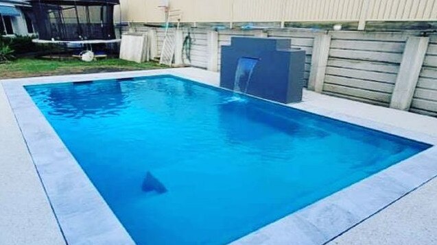 A backyard pool installed by Vasa Pool Designs. Picture: Instagram