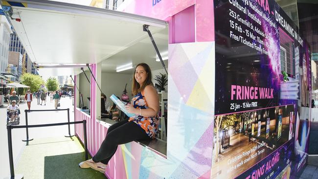 Adelaide Fringe head of ticketing Ella Huisman. Picture: AAP/Roy Vandervegt