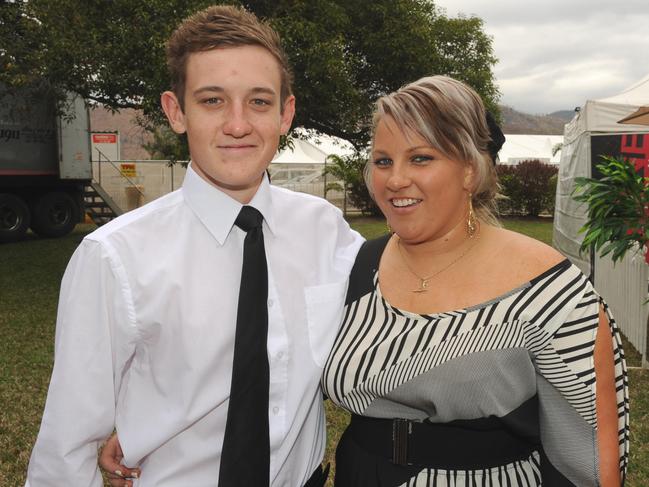 Zac Kelly and Tyleisha Dunn at the 2011Townsville Ladies Day Races held at the Cluden Race Track