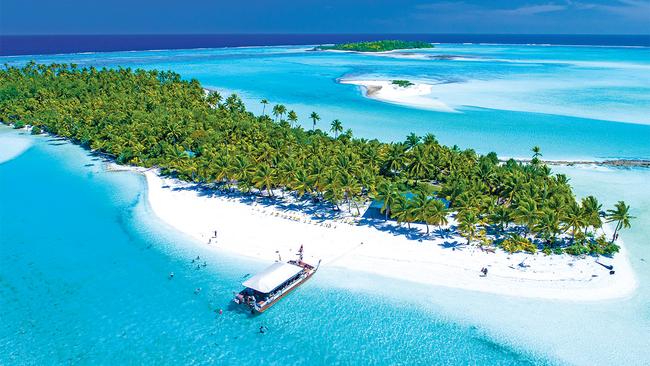 One Foot Island in the Cook Islands is home to one of the world's best beaches. Picture: David Kirkland