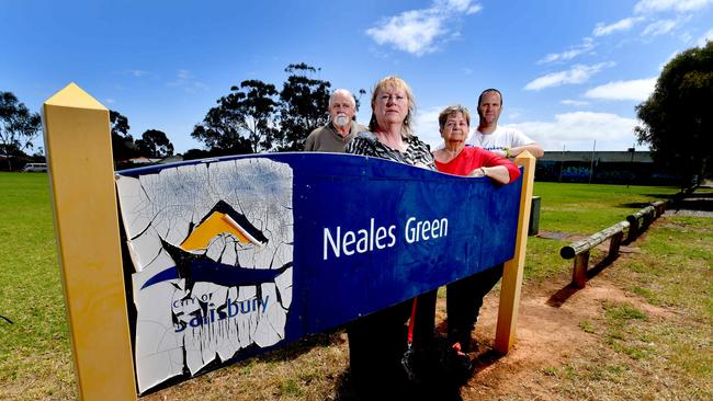 More than 2000 residents signed a petition opposing the sale of Neales Green at Salisbury for housing. Picture: Sam Wundke/AAP