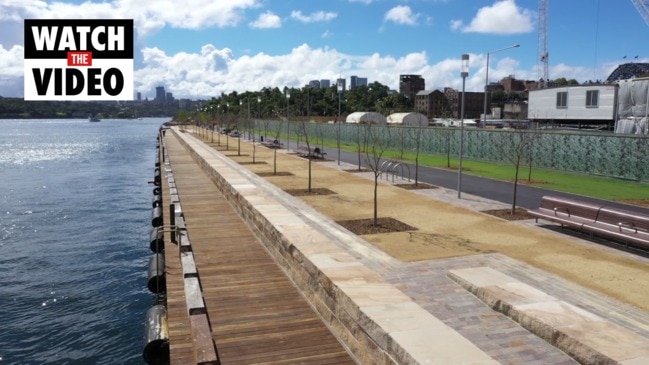 Barangaroo foreshore walk