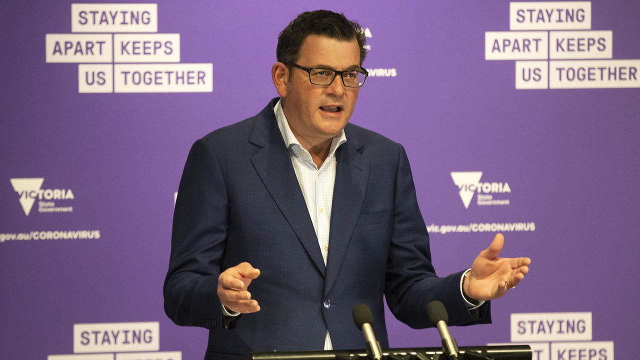 Victorian Premier, Daniel Andrews says mystery cases continue to plague the state. Picture: NCA NewsWire / Sarah Matray