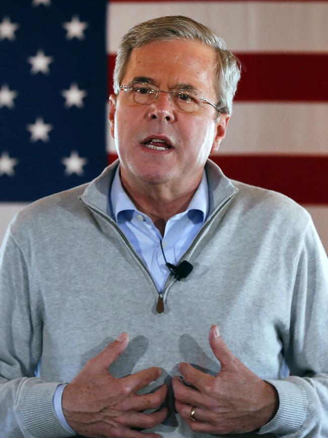 ... and will former Florida Governor Jeb Bush make a comeback in the Republican nomination race. Picture: AP / Paul Sancya