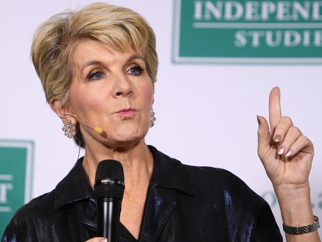 Former foreign minister Julie Bishop. Picture: AAP