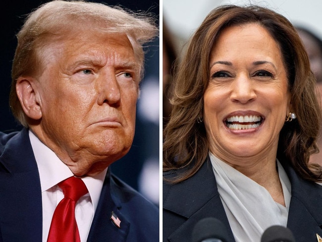 Donald Trump and Kamala Harris. Picture: Supplied