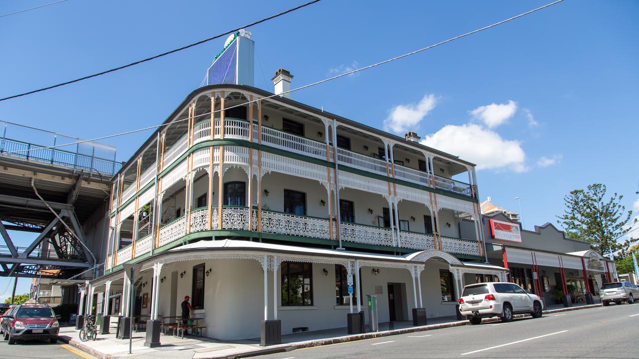 The bridge runs right behind the Story Bridge Hotel as seen in this picture. Picture: Brisbane City Council