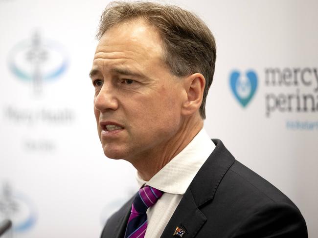 Federal Health Minister Greg Hunt. Picture: NCA NewsWire / David Geraghty