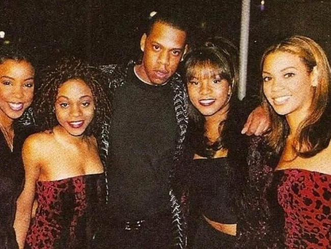 Jay-Z pictured with Destiny's Child 'circa 1998'. Picture: Facebook