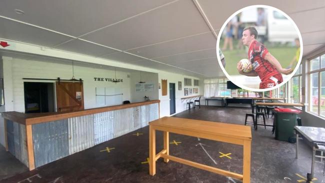 Ben Webber opened the Byron Bay Red Devils Rugby League clubhouse to flood evacuees as an emergency shelter.