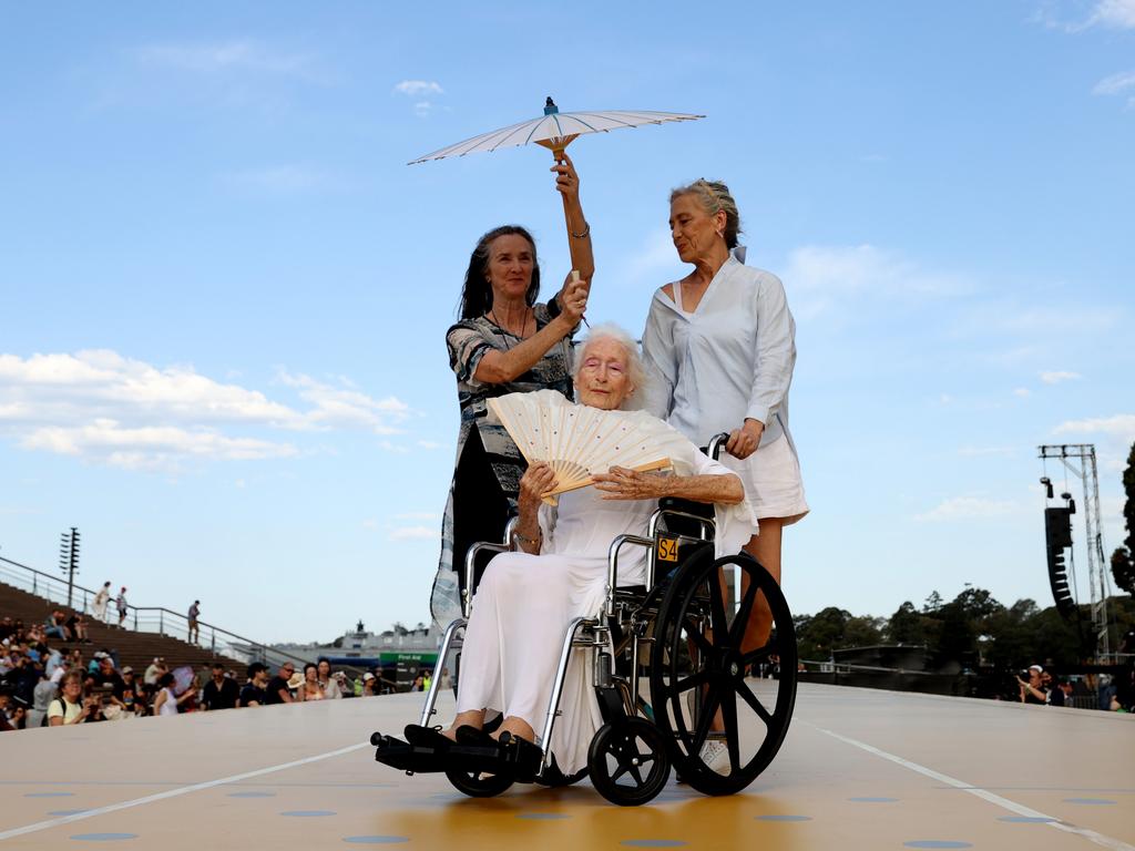 50. Eileen Kramer, 108, a former Australian Ballet dancer and choreographer*, takes part in the 50th anniversary celebrations. The Sydney Opera House is celebrating five decades with a month-long program of music, dance, theatre and art. Picture: Don Arnold/WireImage