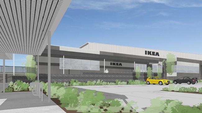 A 3D render of the new distribution centre.
